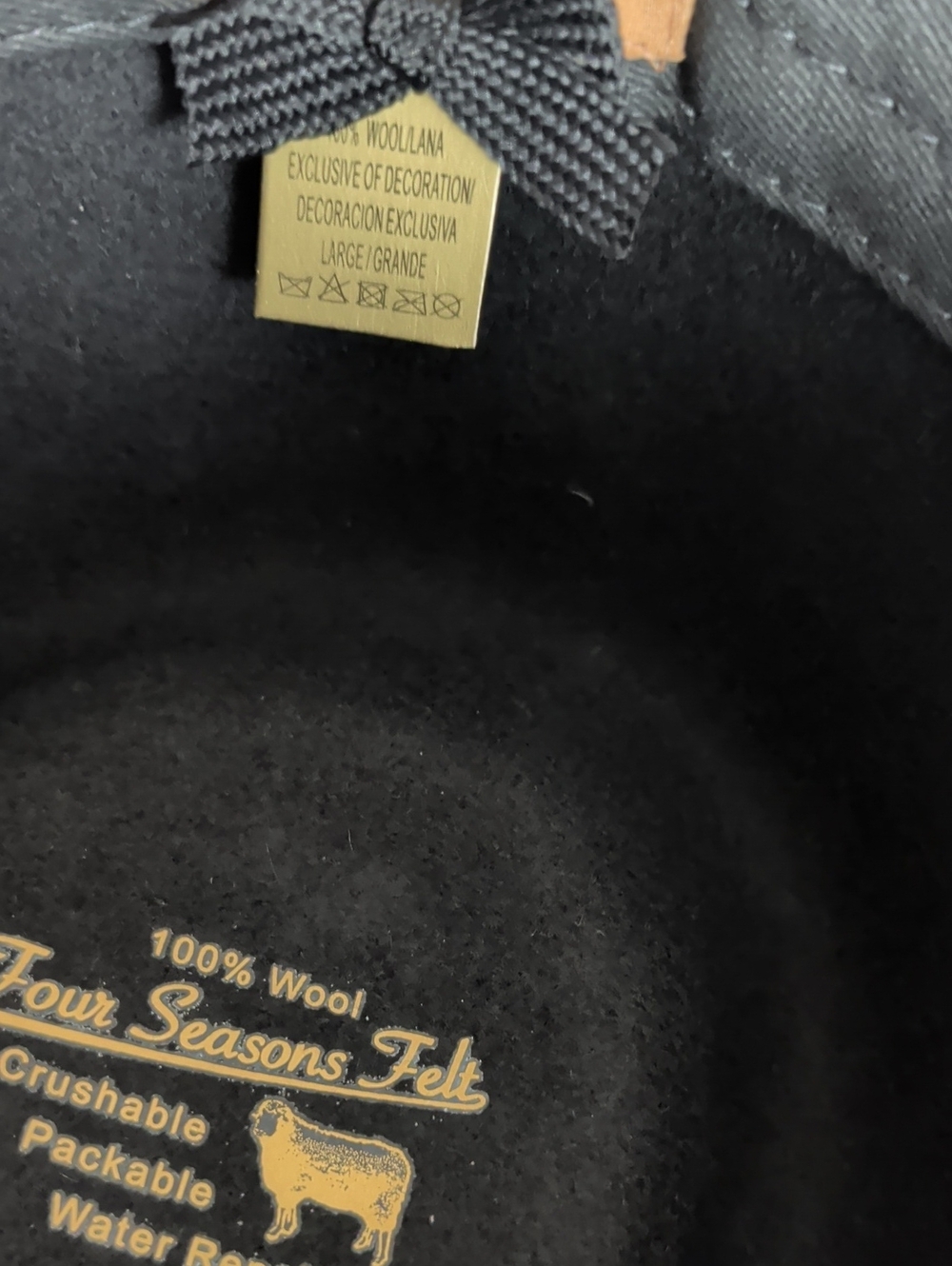 Scala Four Seasons Felt Outback Hat Women Size L - Picture 7 of 11